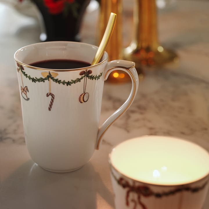 Stjerne Riflet Jul krus 2 stk - 33 cl - Royal Copenhagen