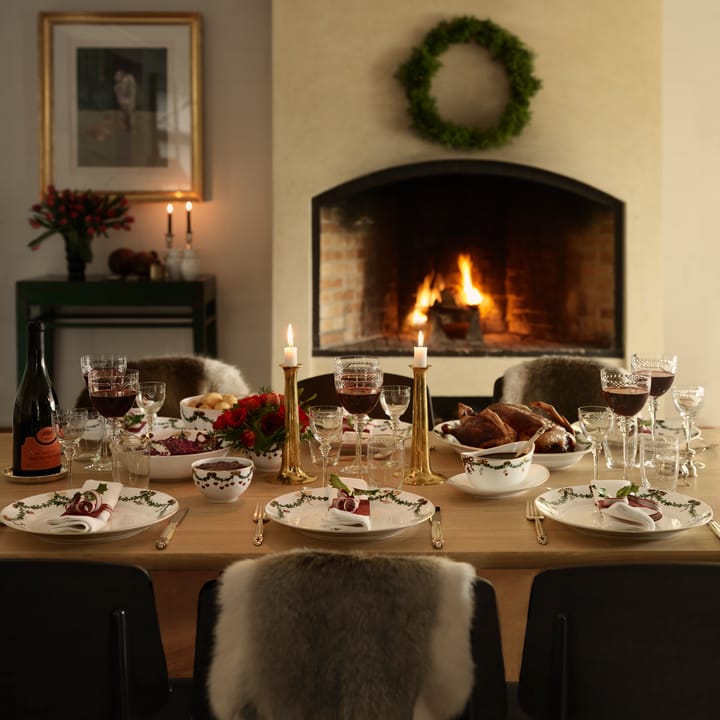 Stjerne Riflet Jul sauceskål med fad, 43 cl Royal Copenhagen