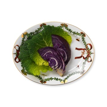 Stjerne Riflet Jul serveringsfad - Ø 37 cm - Royal Copenhagen
