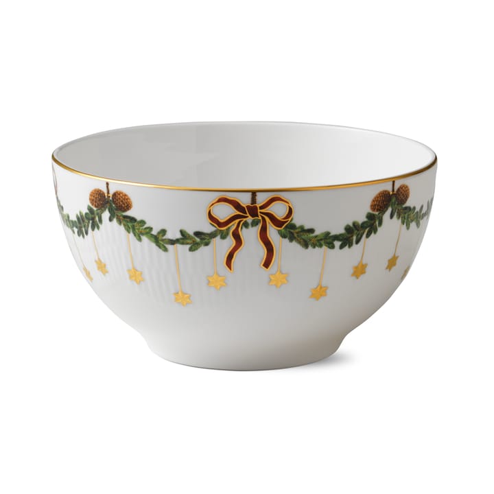 Stjerne Riflet Jul serveringsskål - 180 cl - Royal Copenhagen