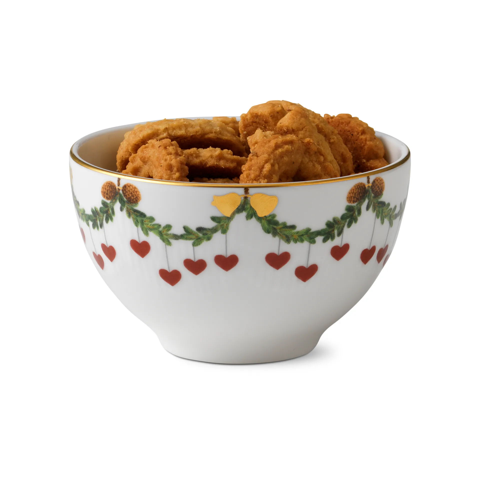 Stjerne Riflet Jul serveringsskål, 30 cl Royal Copenhagen