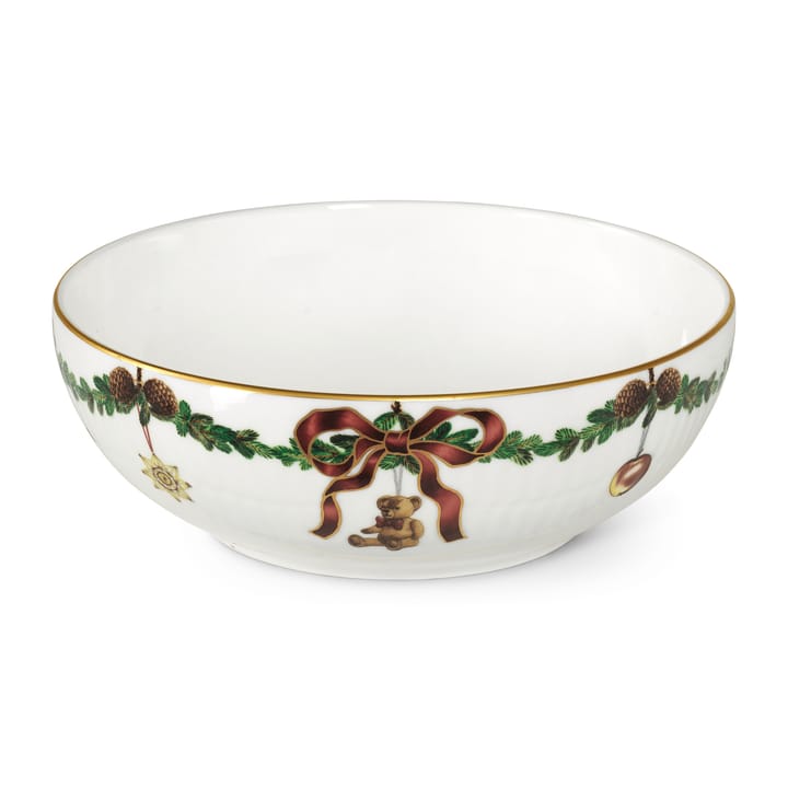 Stjerne Riflet Jul serveringsskål, 50 cl Royal Copenhagen