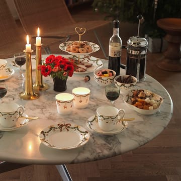 Stjerne Riflet Jul tallerken - Ø 19 cm - Royal Copenhagen