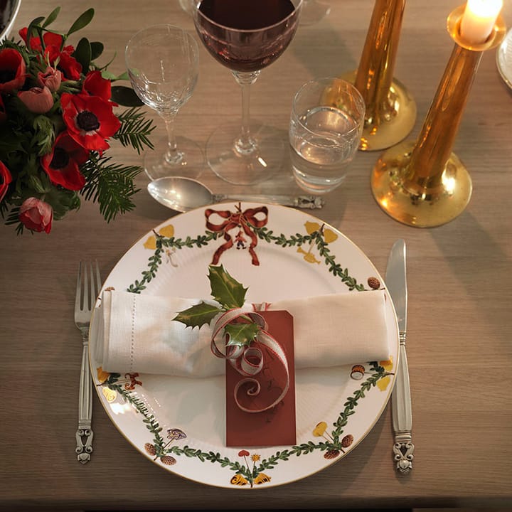Stjerne Riflet Jul tallerken, Ø 27 cm Royal Copenhagen