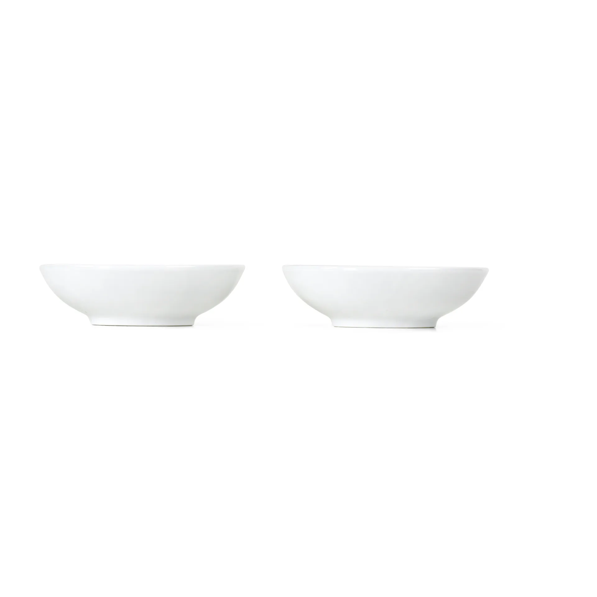White Fluted dipskål 2-pak, 9 cl Royal Copenhagen