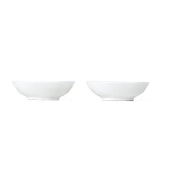 White Fluted dipskål 2-pak - 9 cl - Royal Copenhagen