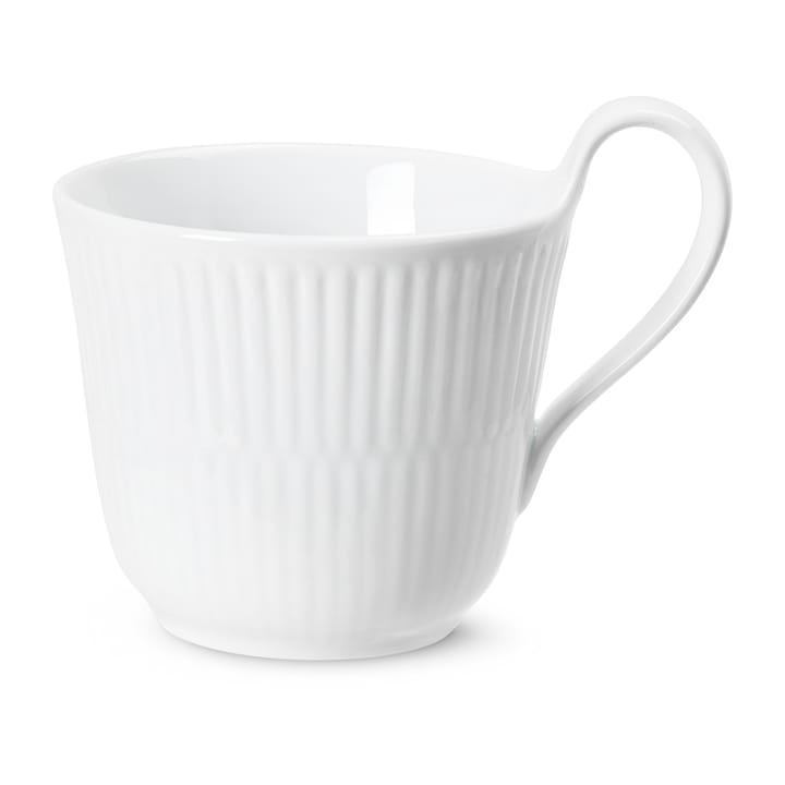 White Fluted krus med høj hank - 25 cl - Royal Copenhagen