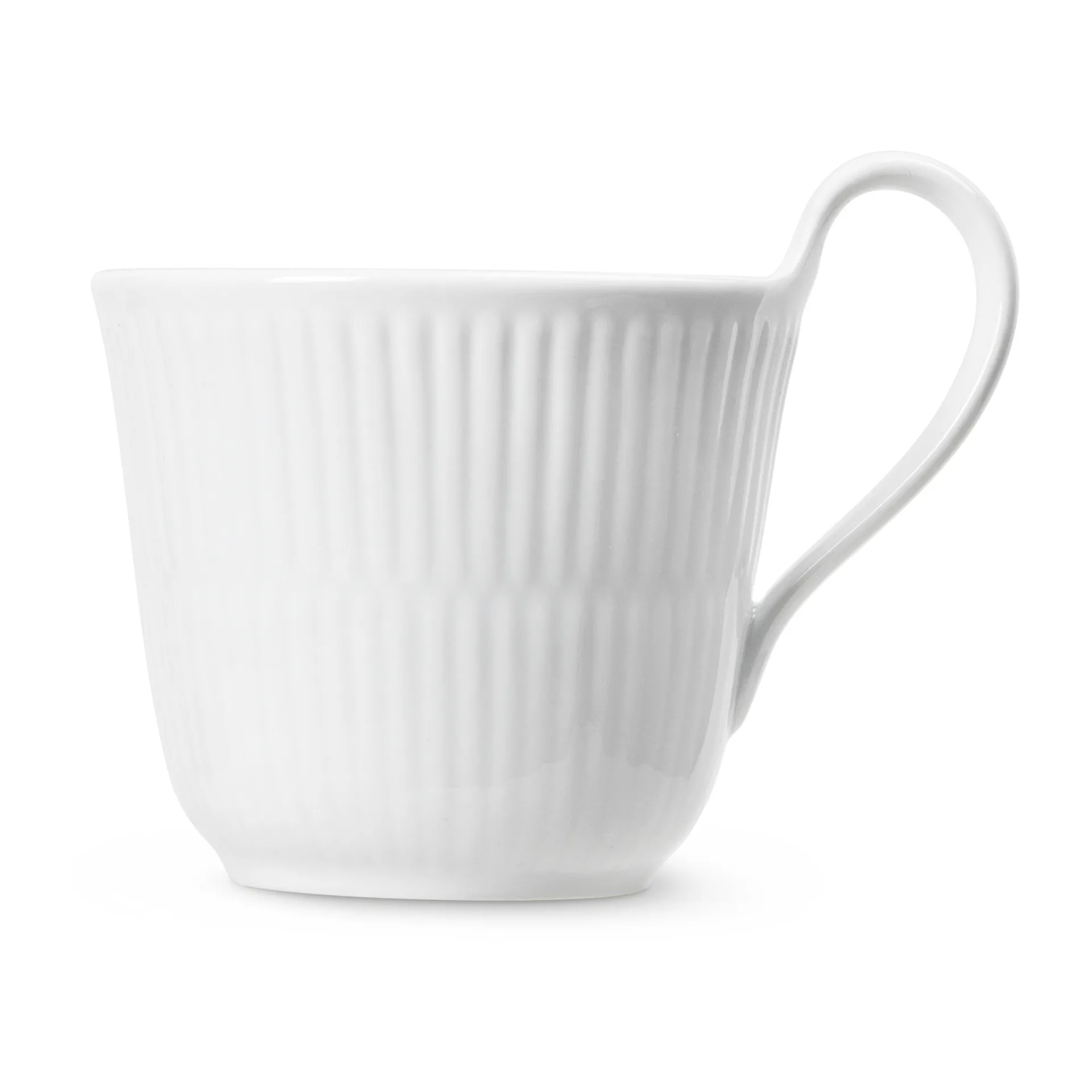 White Fluted krus med høj hank, 25 cl Royal Copenhagen