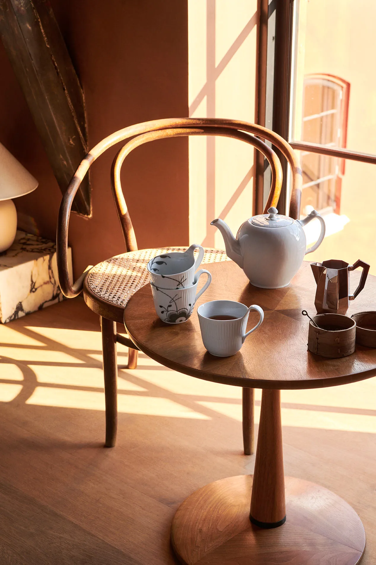 White Fluted krus med høj hank, 25 cl Royal Copenhagen