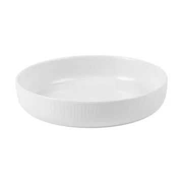 White Fluted ovnfast fad Ø18,5 cm - White - Royal Copenhagen