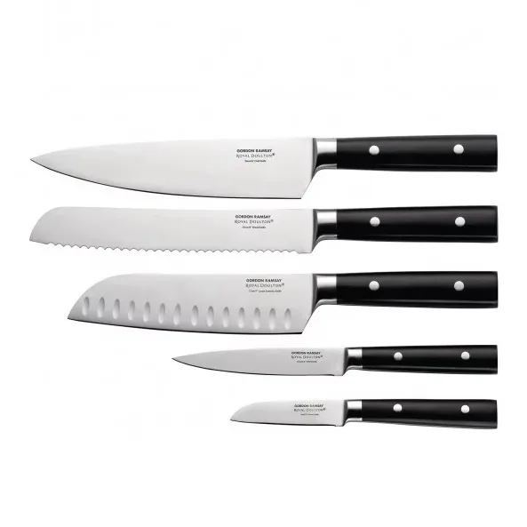 Gordon Ramsey knivblok, 5 dele Royal Doulton