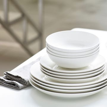 Maze tallerkensæt 12 dele - Hvid - Royal Doulton