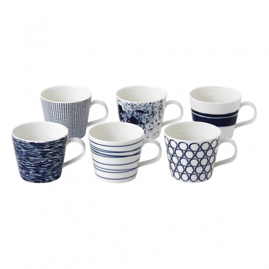 Pacific krus blå 6 dele - Lille - Royal Doulton