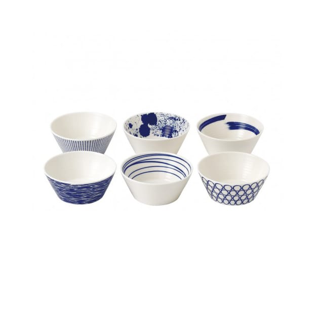 Pacific skål blå 6 dele - 11 cm - Royal Doulton