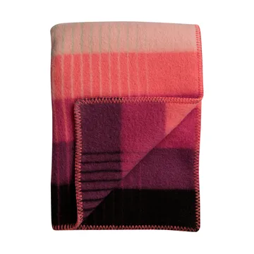 Åsmund Gradient tæppe 135x200 cm - Pink-green - Røros Tweed