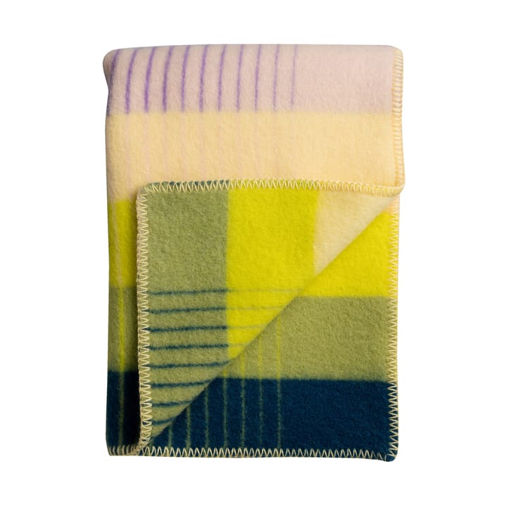 Åsmund Gradient tæppe 135x200 cm, Yellow-blue Røros Tweed
