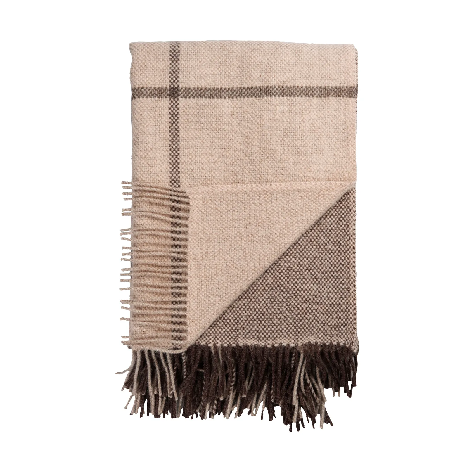 Filos plaid 145x220 cm, Brown Røros Tweed