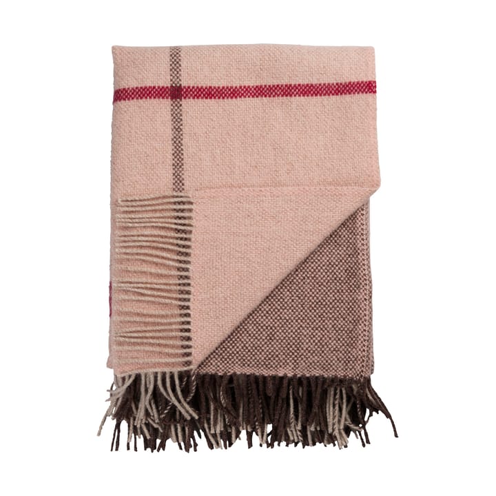 Filos plaid 145x220 cm, Burgundy Røros Tweed