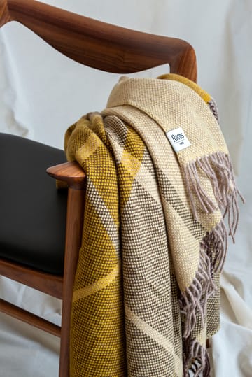 Filos plaid 145x220 cm - Yellow - Røros Tweed