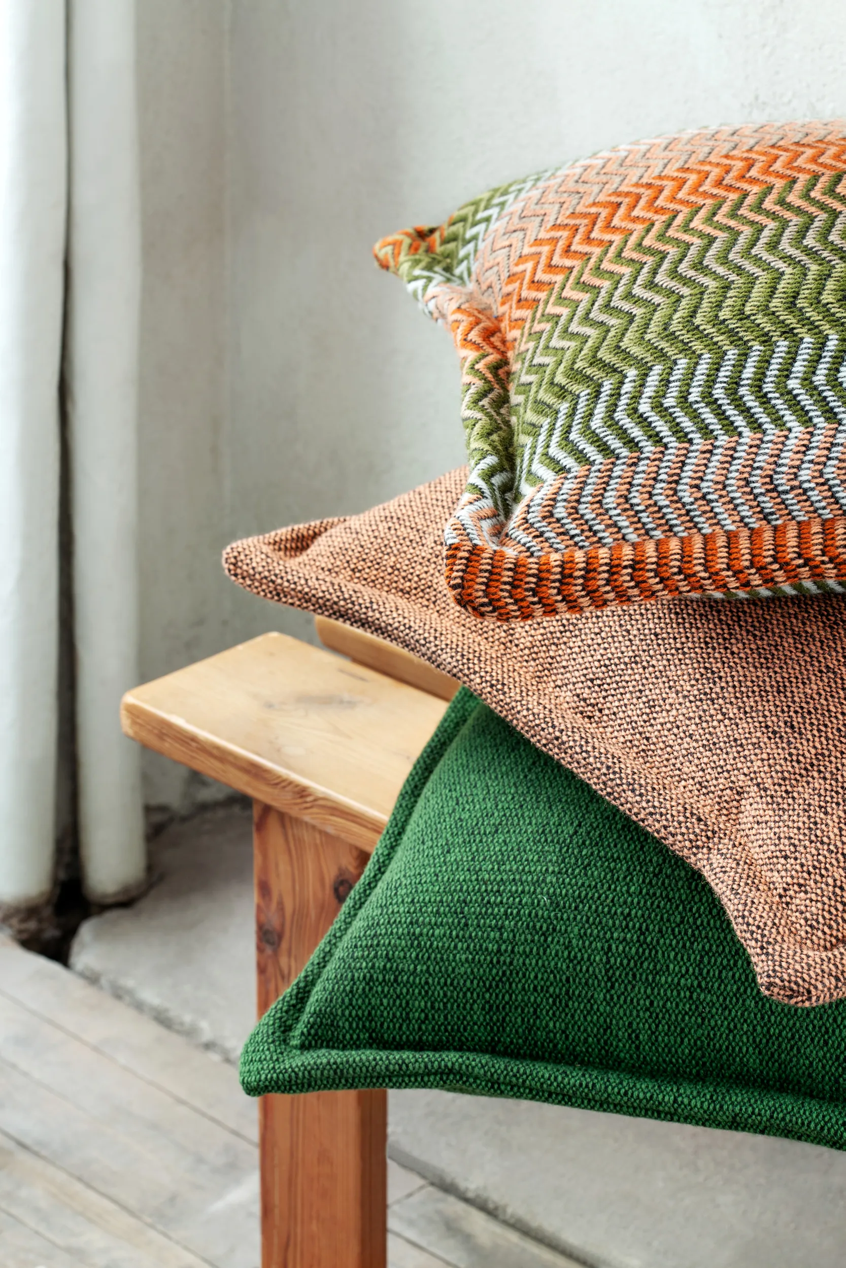 Fri pude 60x60 cm, Harvest Røros Tweed