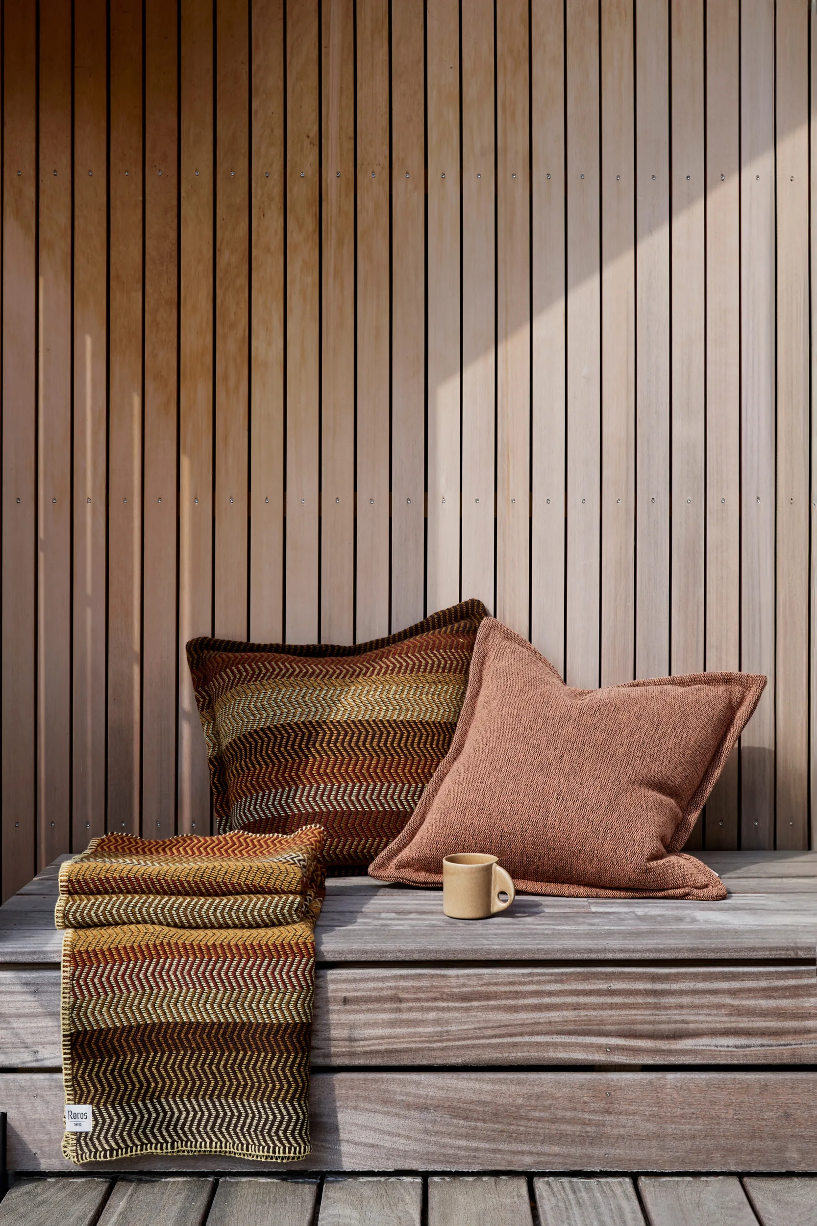 Fri pude 60x60 cm, Stubble field Røros Tweed