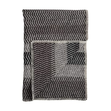 Fri tæppe 150x200 cm - Gray day - Røros Tweed