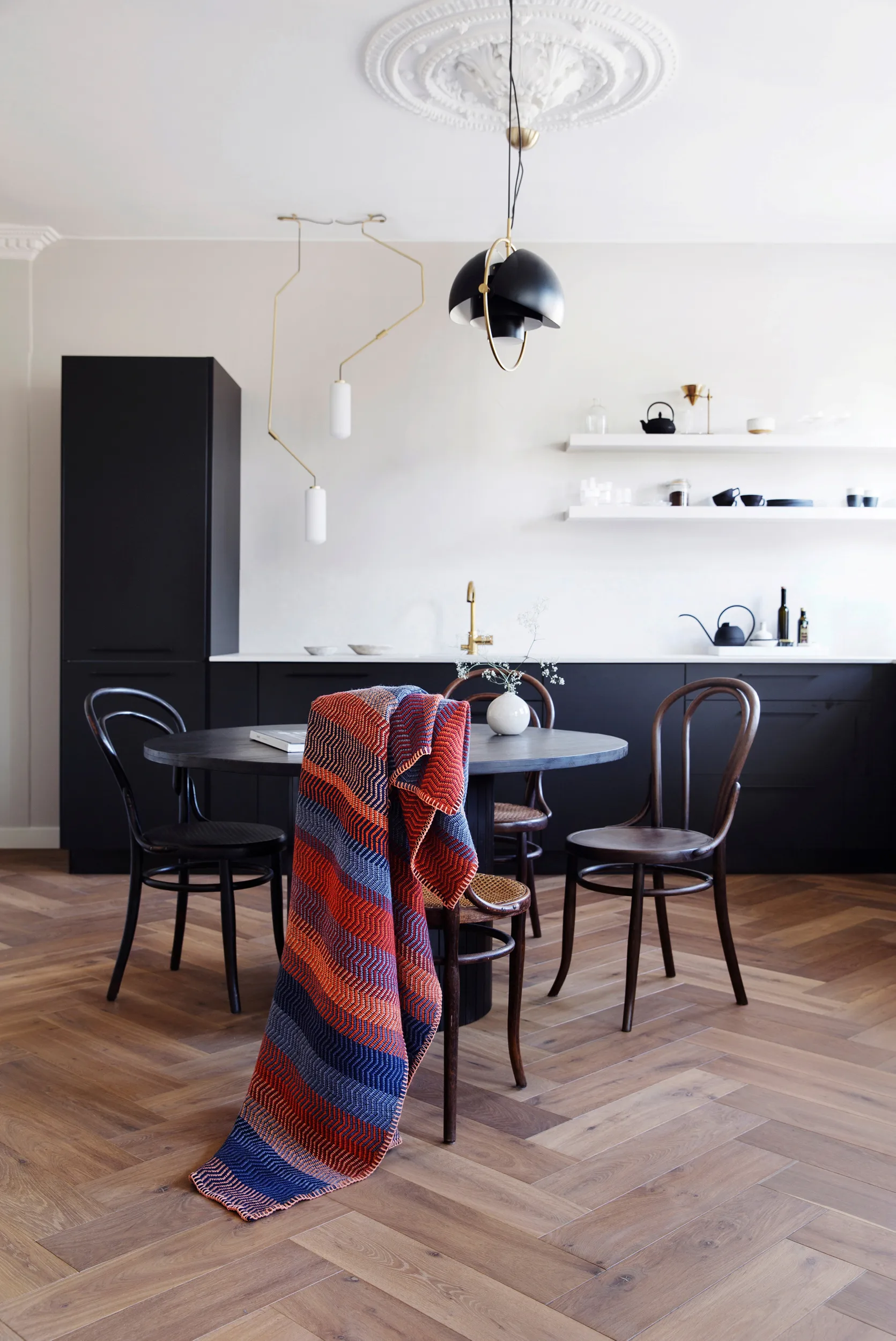 Fri tæppe 150x200 cm, Late fall Røros Tweed