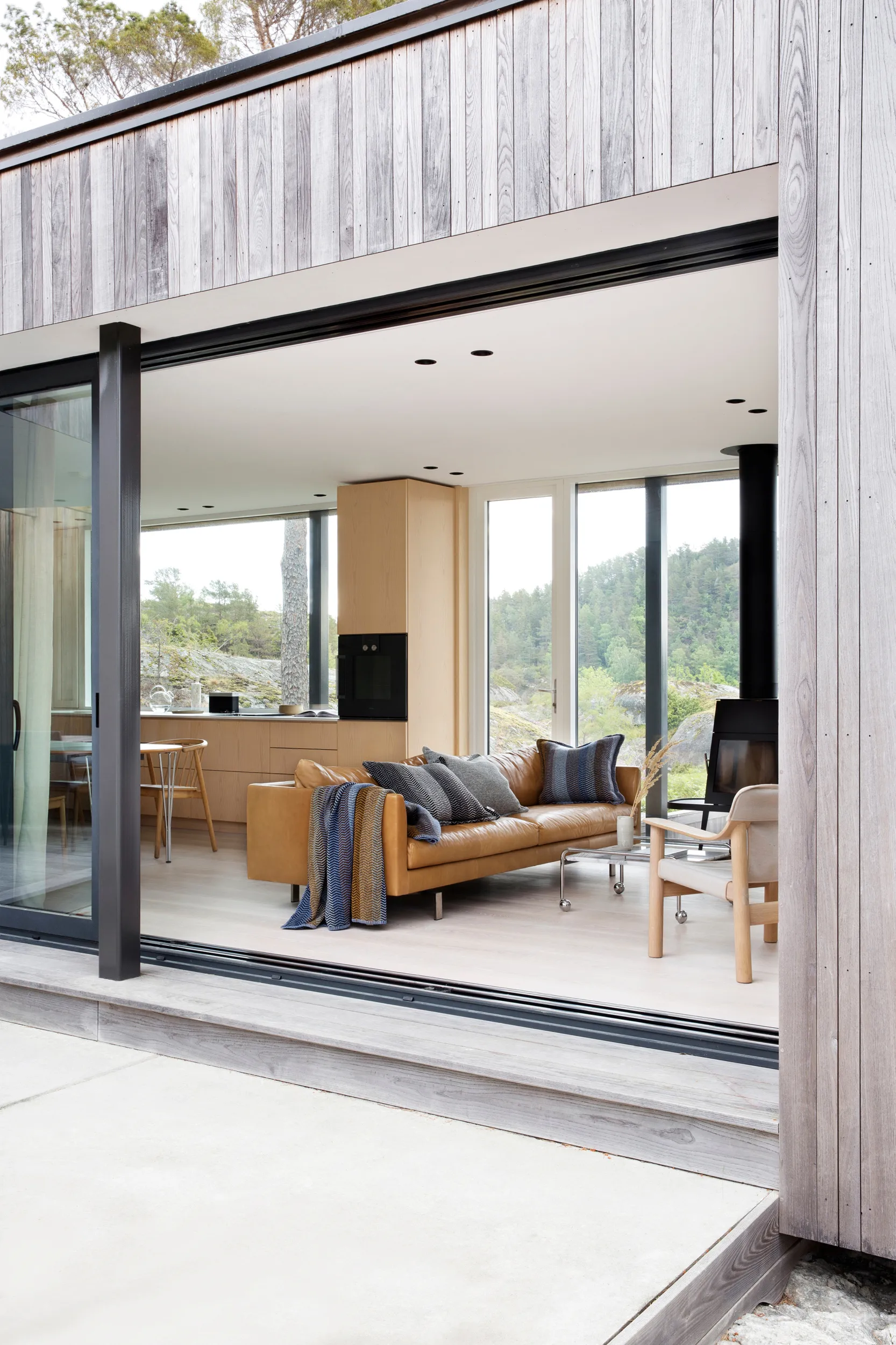 Fri tæppe 150x200 cm, November view Røros Tweed