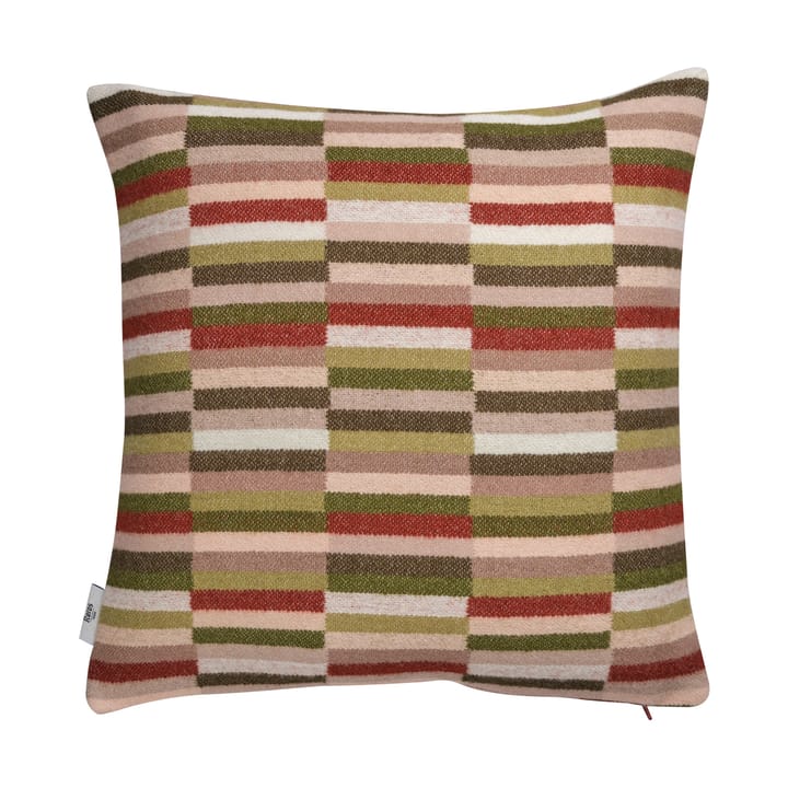 Ida pude 50x50 cm - Olive burgundy - Røros Tweed