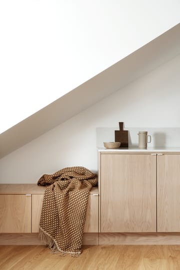 Isak plaid 150x210 cm - Chestnut - Røros Tweed