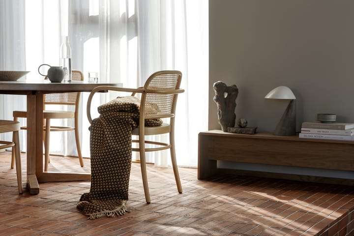 Isak plaid 150x210 cm, Chestnut Røros Tweed