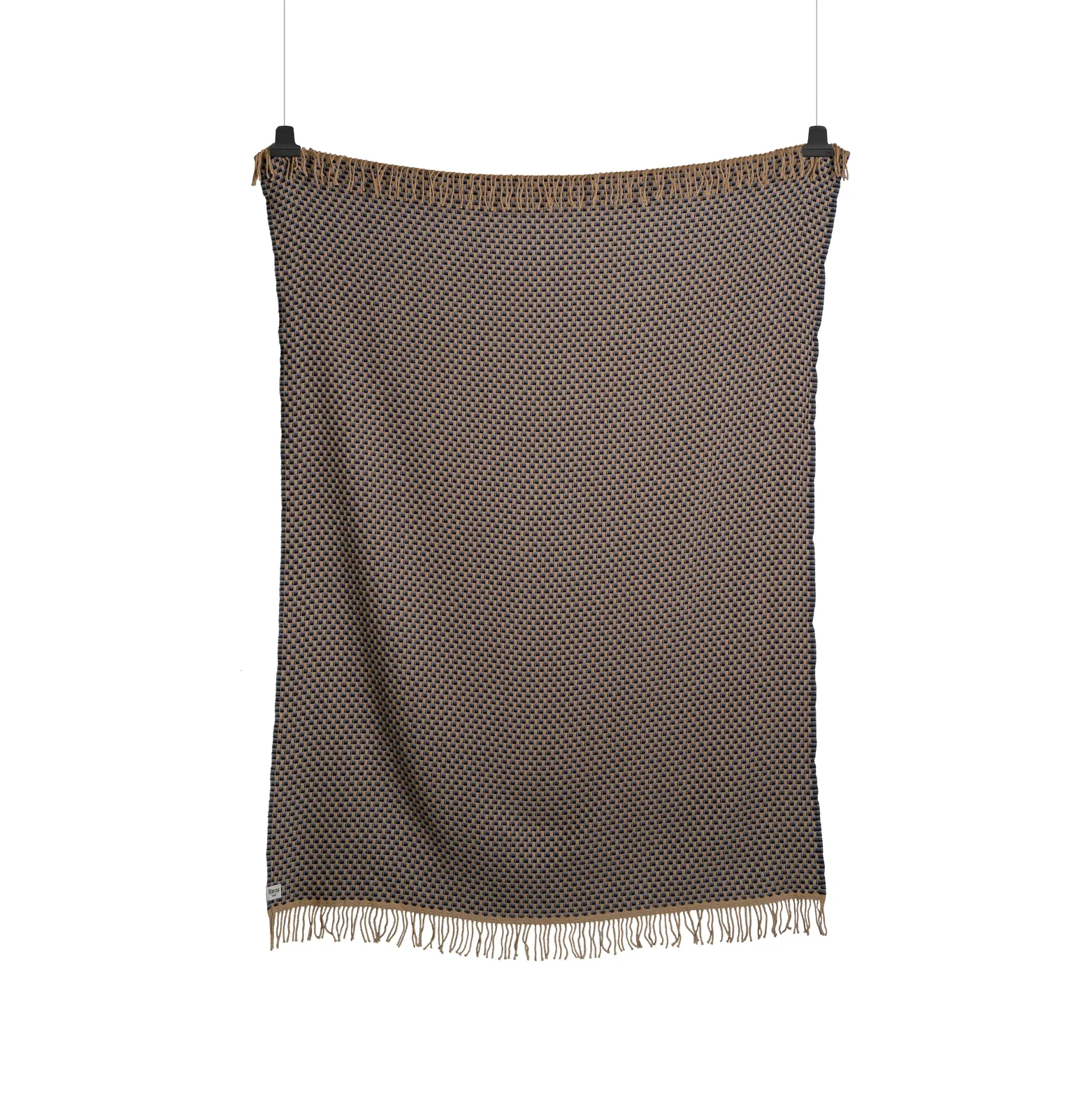 Isak plaid 150x210 cm, Far away blue Røros Tweed