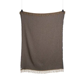 Isak plaid 150x210 cm - Far away blue - Røros Tweed