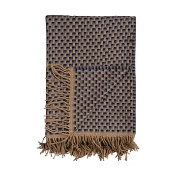 Isak plaid 150x210 cm - Far away blue - Røros Tweed