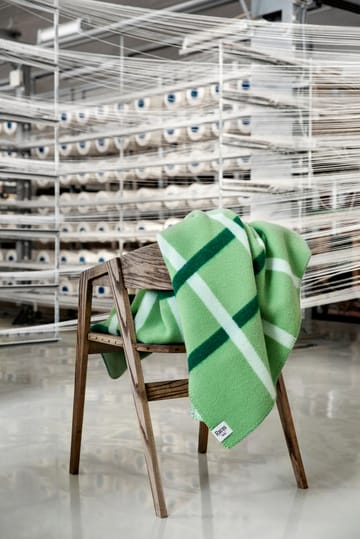 Knut tæppe 135x200 cm - Field green - Røros Tweed