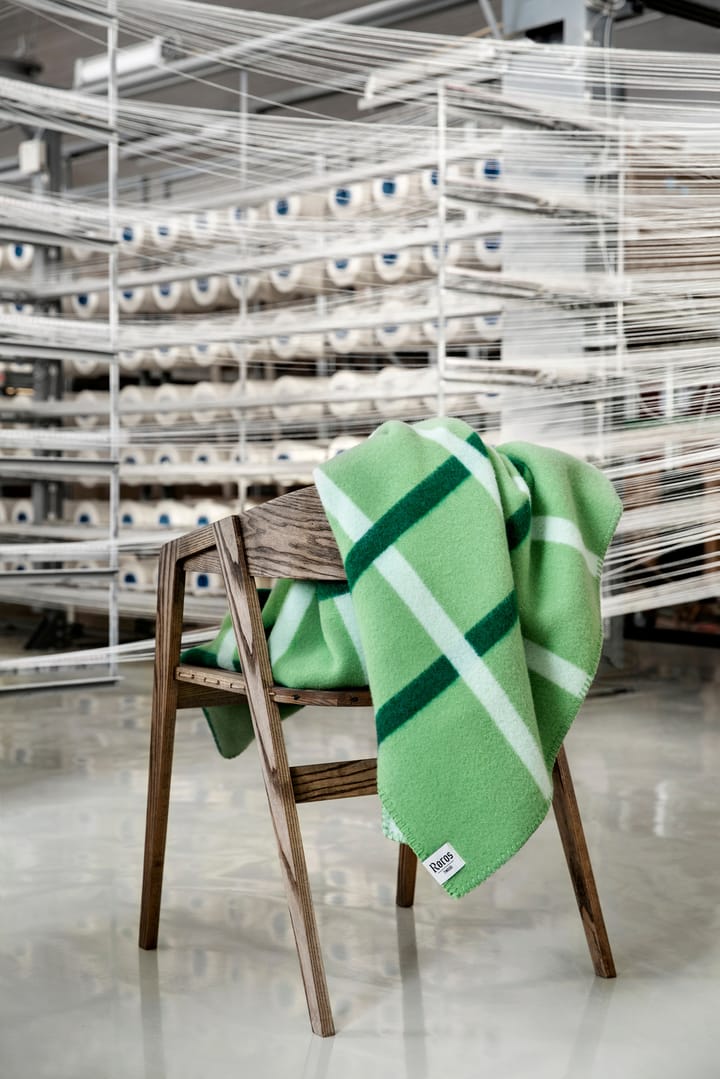 Knut tæppe 135x200 cm, Field green Røros Tweed