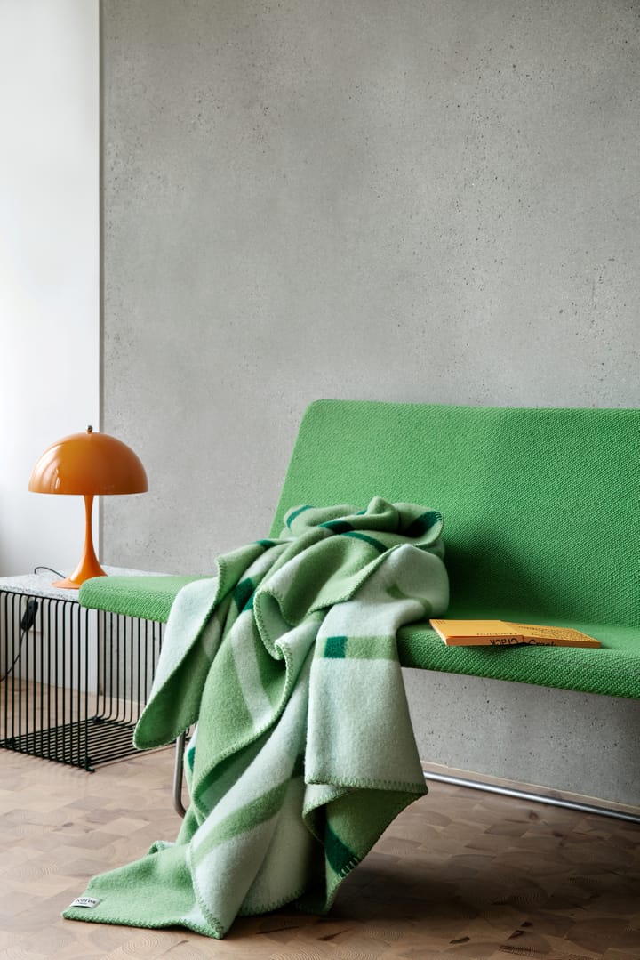 Knut tæppe 135x200 cm, Field green Røros Tweed