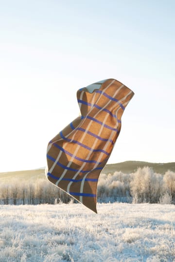 Knut tæppe 135x200 cm - Taupe - Røros Tweed