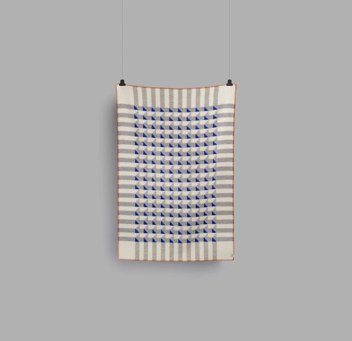 Kvam tæppe 135x200 cm, Blue Røros Tweed