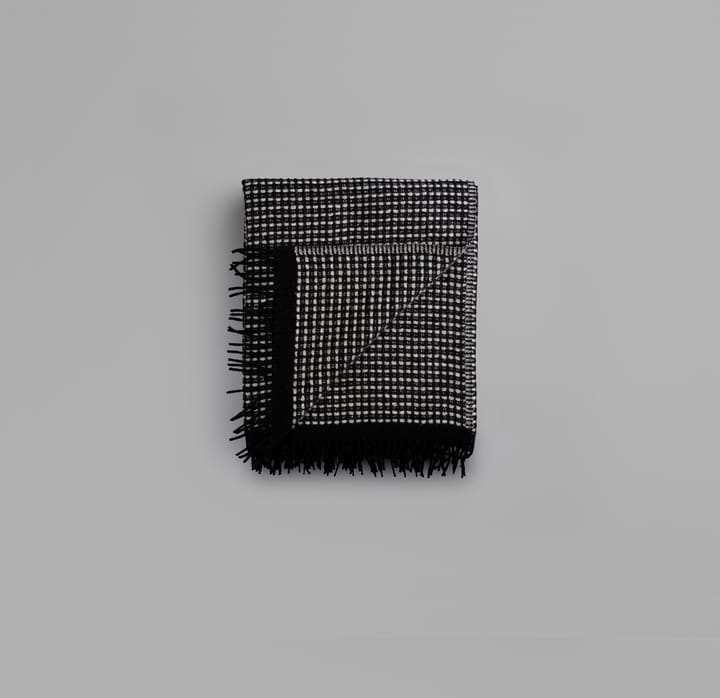 Lofoten plaid 150x210 cm, Grey Røros Tweed