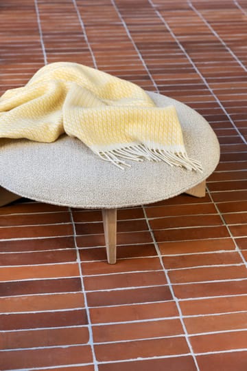 Mello plaid 150x210 cm - Lemon yellow - Røros Tweed