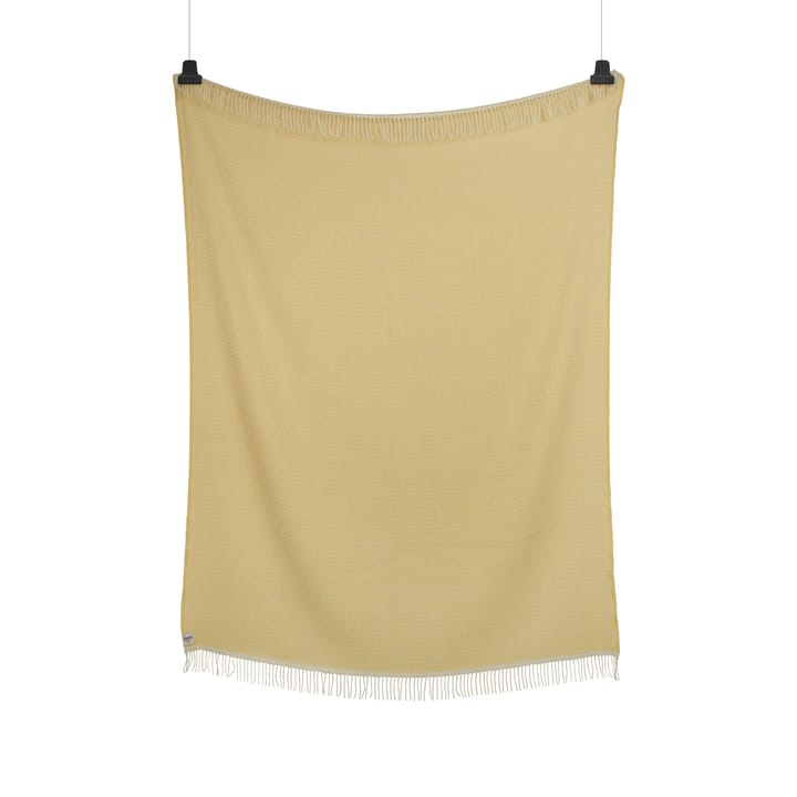 Mello tæppe 150x210 cm - Citrongul - Røros Tweed