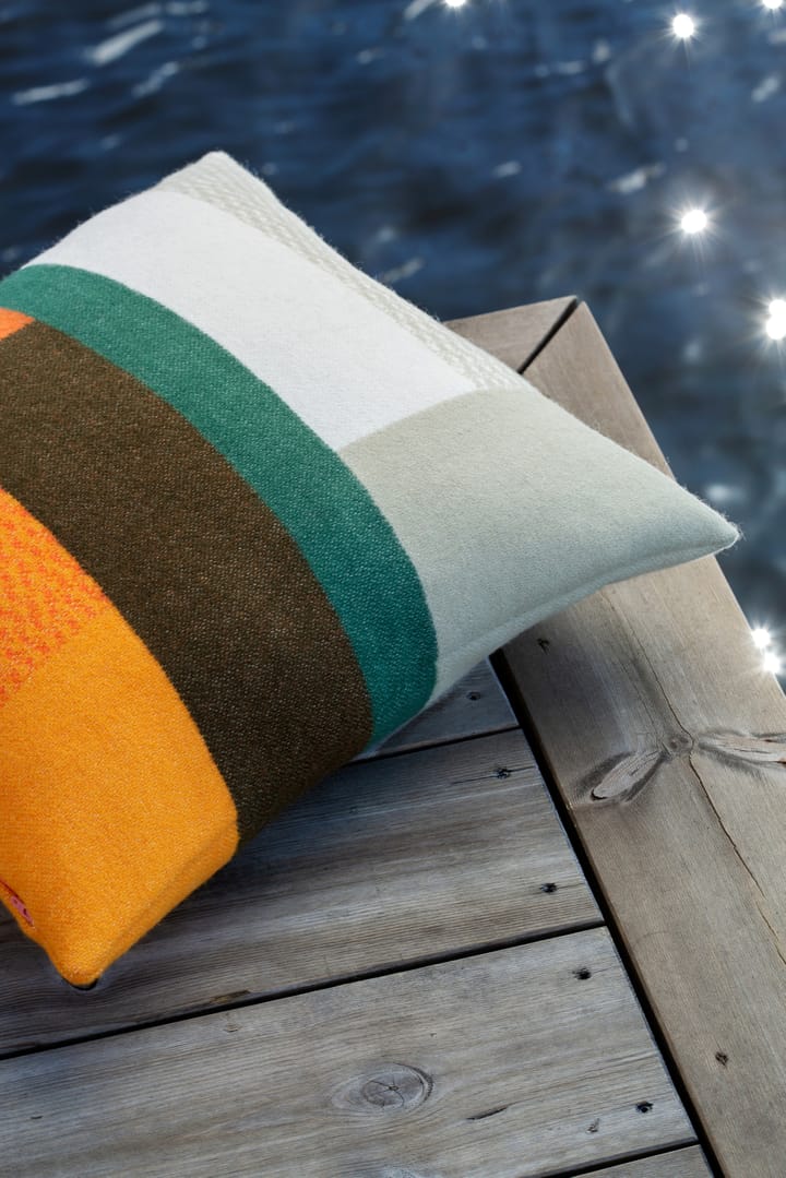 Mikkel pude 50x50 cm, Orange Røros Tweed