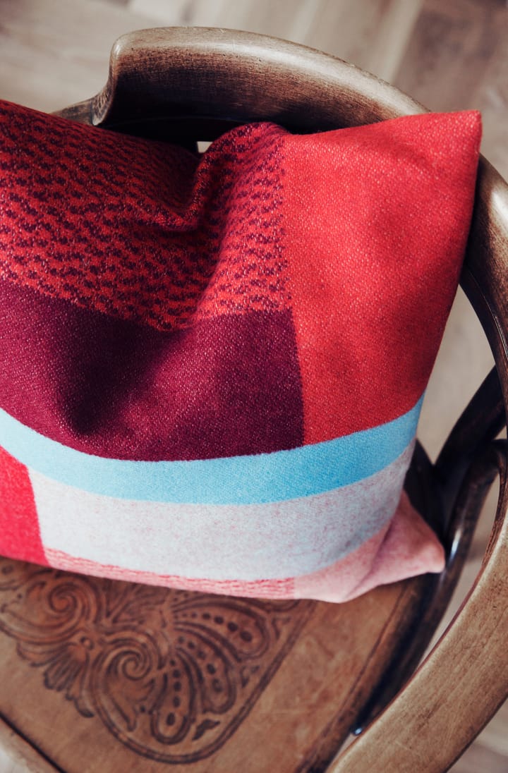 Mikkel pude 50x50 cm, Red Røros Tweed