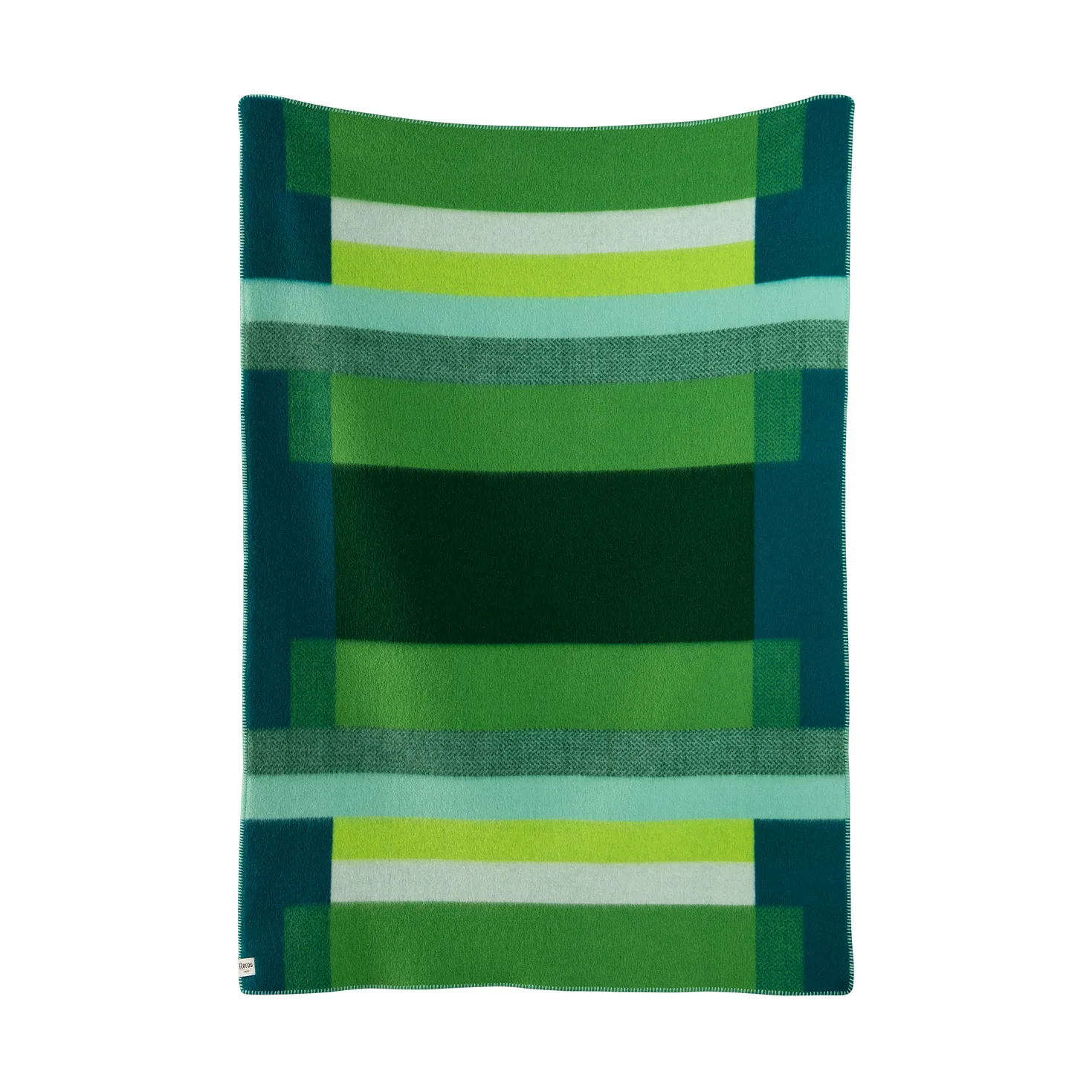 Mikkel tæppe 135x200 cm, Green Røros Tweed