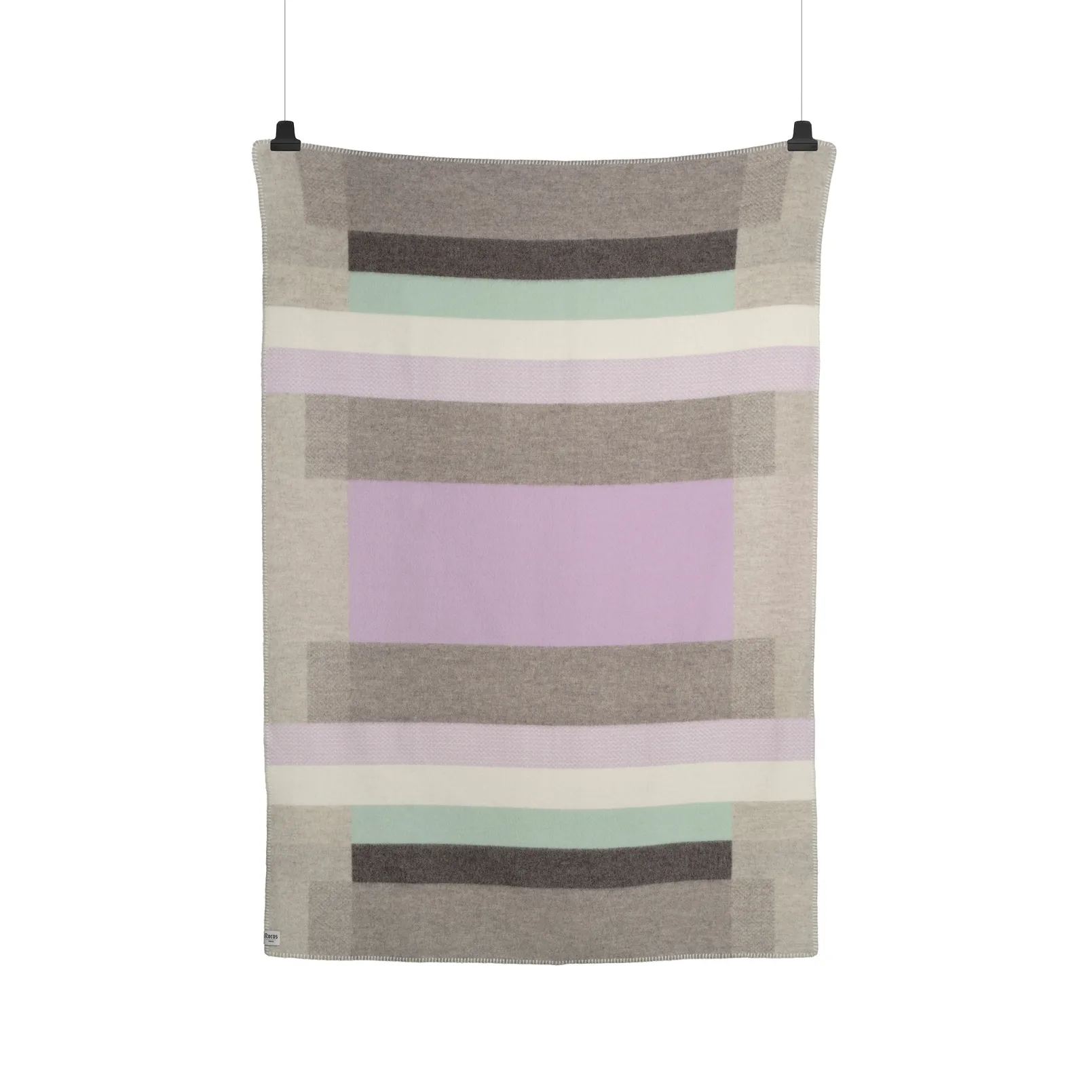 Mikkel tæppe 135x200 cm, Grey Røros Tweed