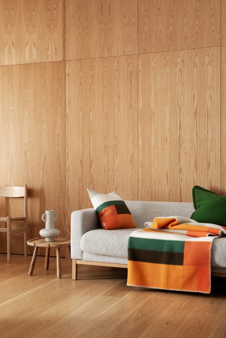 Mikkel tæppe 135x200 cm, Orange Røros Tweed