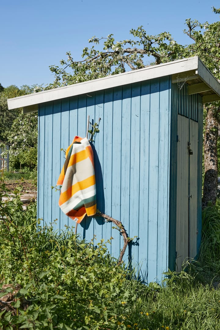Mikkel tæppe 135x200 cm, Orange Røros Tweed
