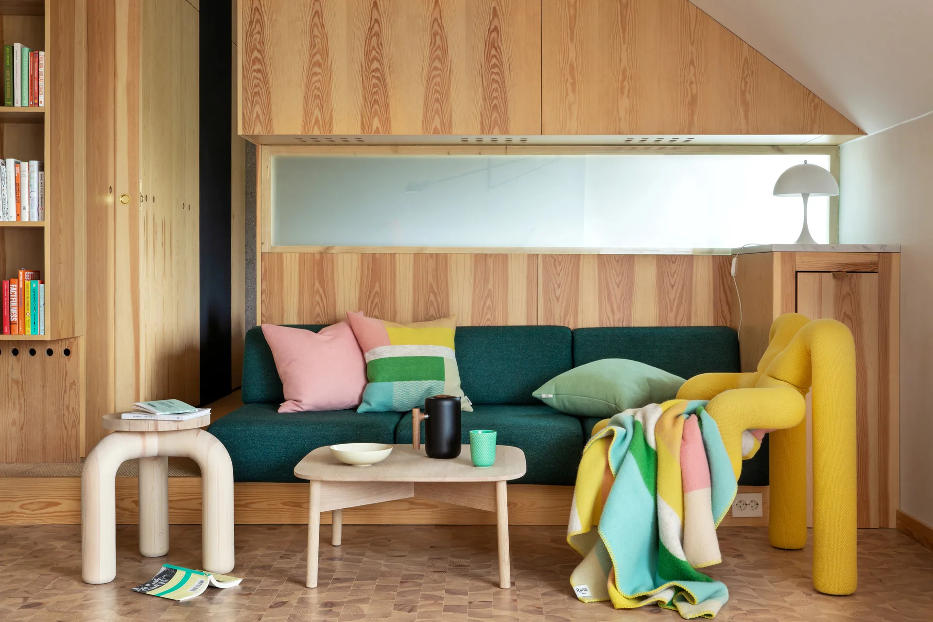 Mikkel tæppe 135x200 cm, Pastel Røros Tweed