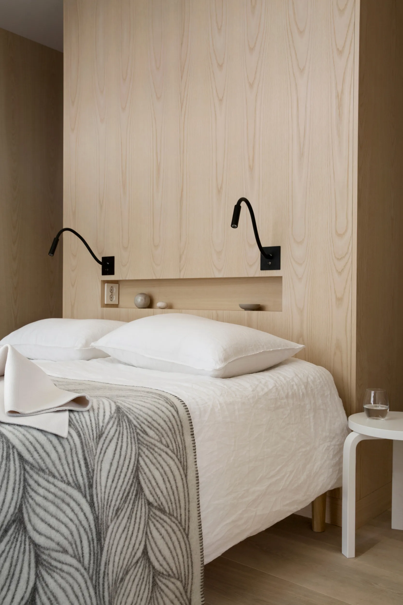 Naturpledd tæppe 135x200 cm, Fletning Røros Tweed